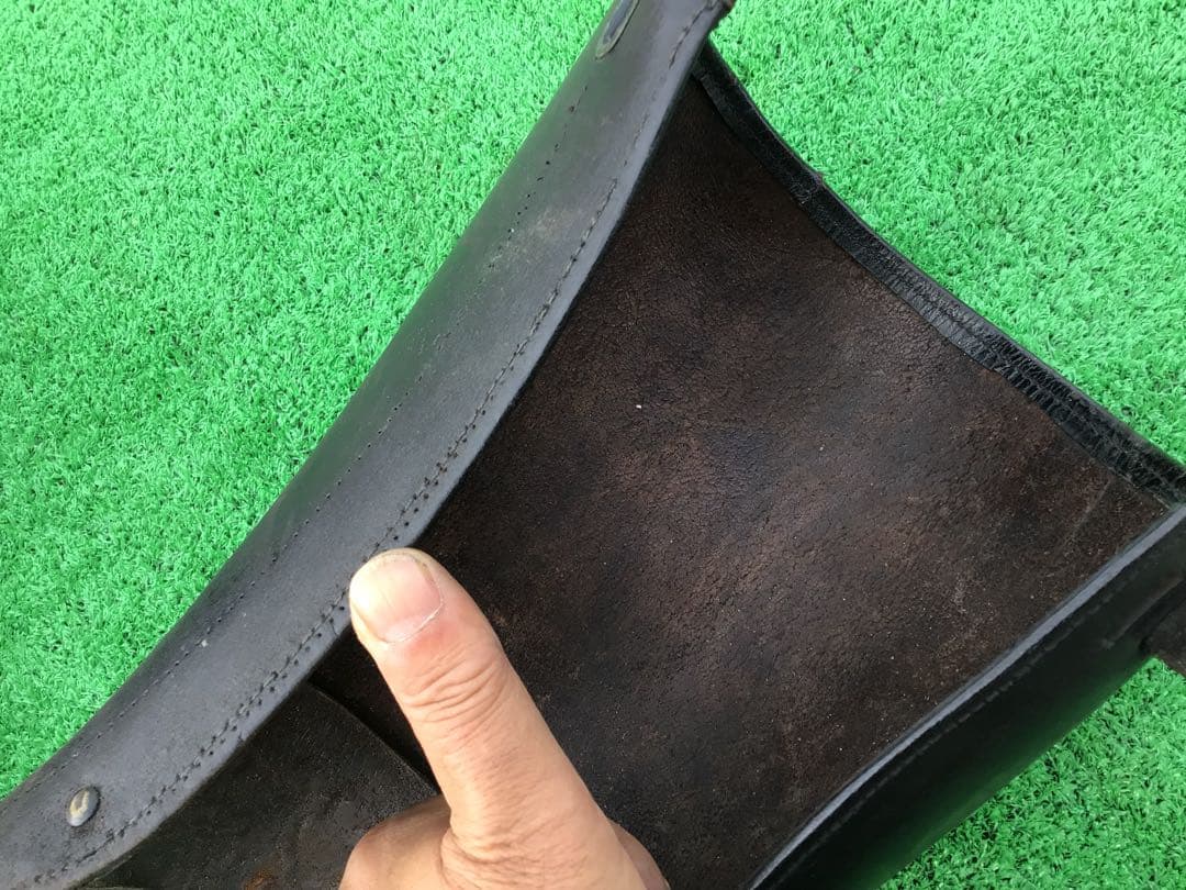 ドイツ軍③ WW2 革製ゲートル 実物