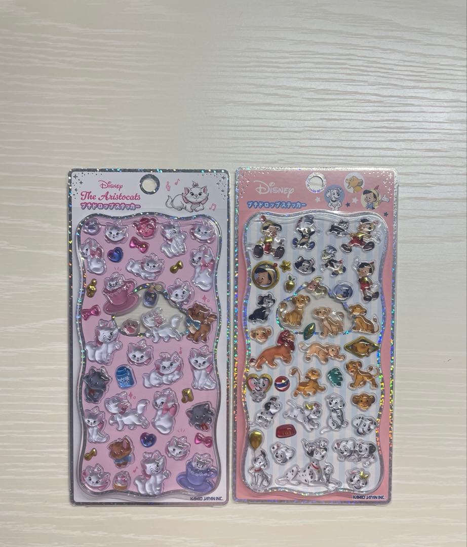 ディズニー プチドロップステッカー