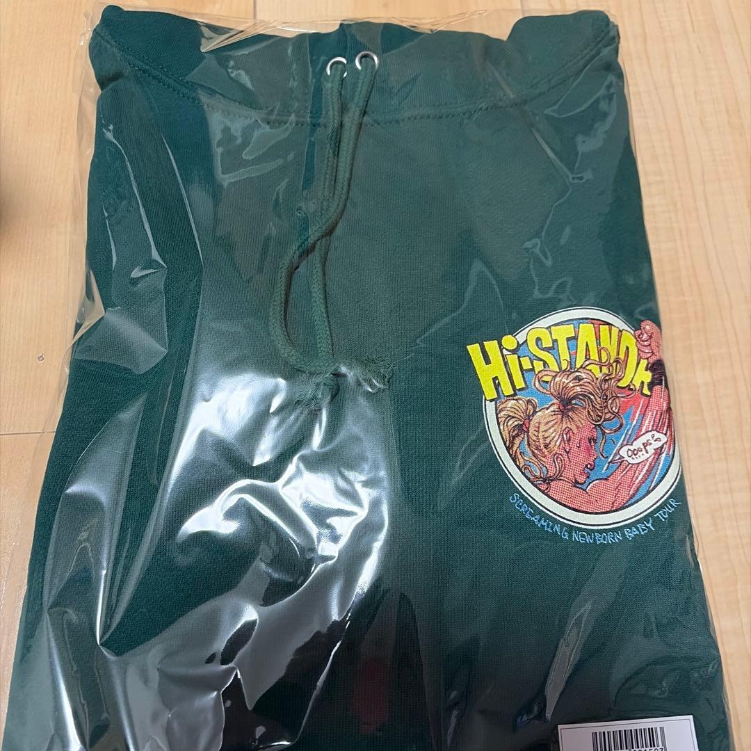 【新品未開封】Hi-STANDARD パーカー L グリーン