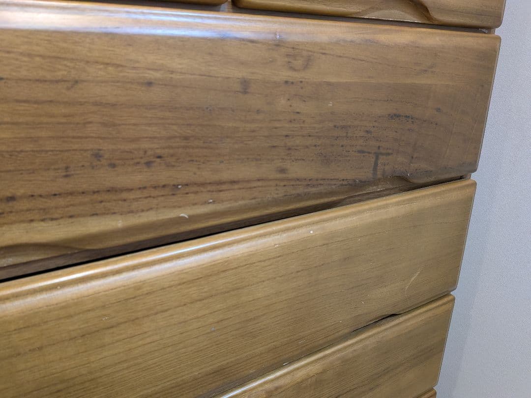 箪笥（ネクサス 75 ハイチェスト (茶色)　ミック㈱）