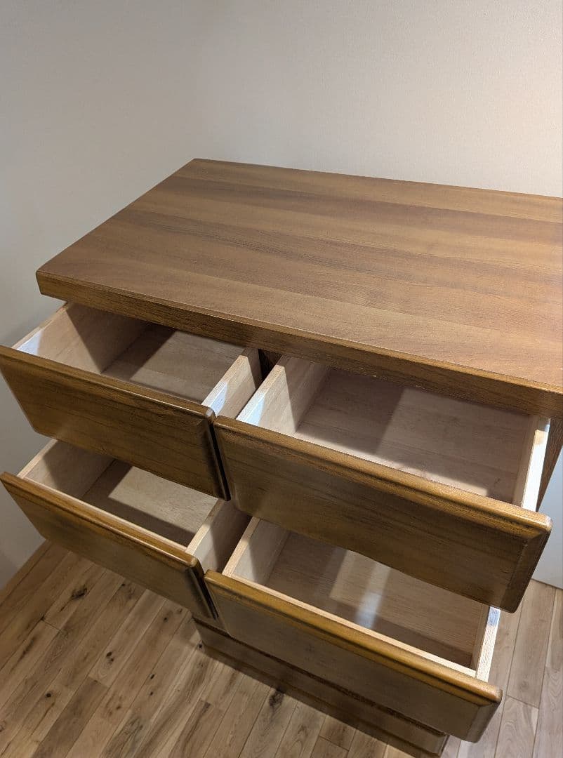 箪笥（ネクサス 75 ハイチェスト (茶色)　ミック㈱）