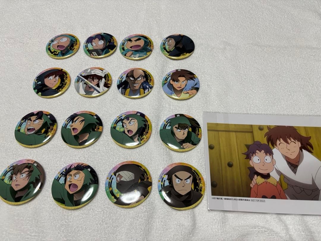 忍たま乱太郎 缶バッジ 劇場版 ドクタケ忍者隊最強の軍師 コンプリートセット