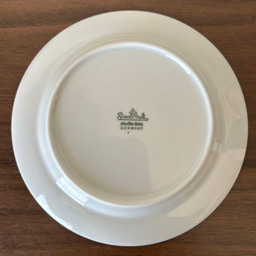 未使用品！ローゼンタール　100周年記念センチュリー・ブルーフラワー　ケーキ皿