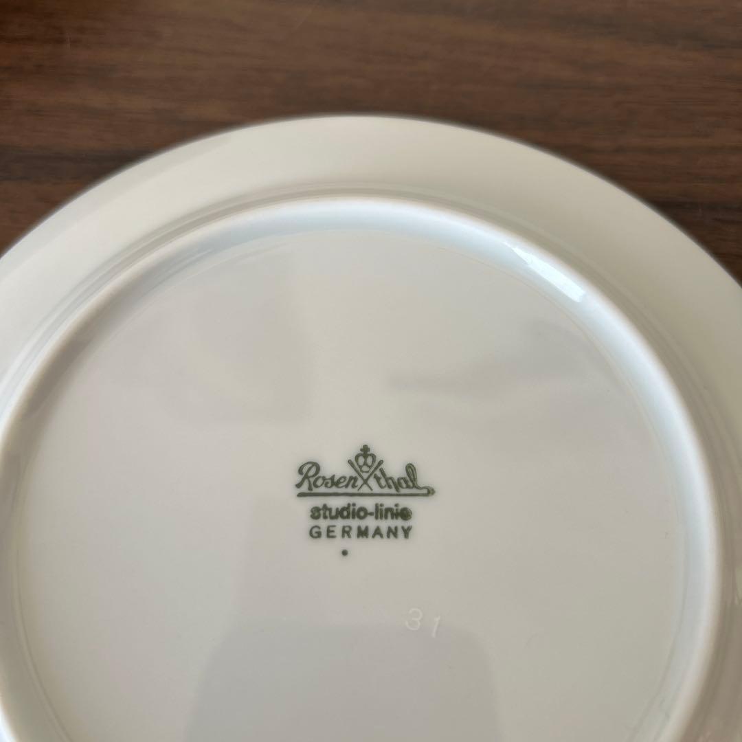 未使用品！ローゼンタール　100周年記念センチュリー・ブルーフラワー　ケーキ皿