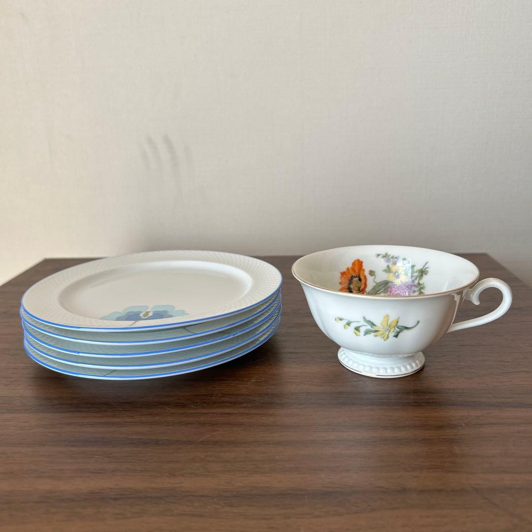 未使用品！ローゼンタール　100周年記念センチュリー・ブルーフラワー　ケーキ皿