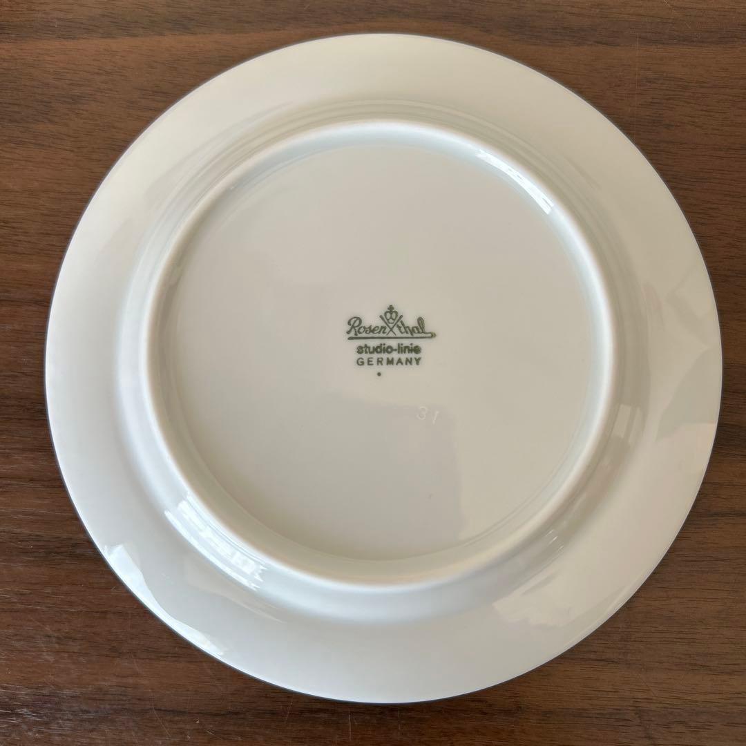 未使用品！ローゼンタール　100周年記念センチュリー・ブルーフラワー　ケーキ皿