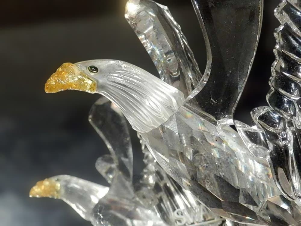 スワロフスキー スワン 鳥 梟 鏡 豚 人形 まとめ 置物 7点-o
