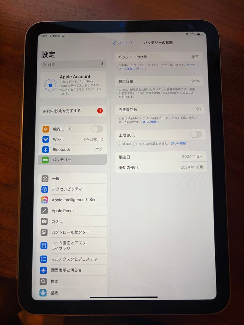 Apple iPad mini (第7世代) 128GB A17pro