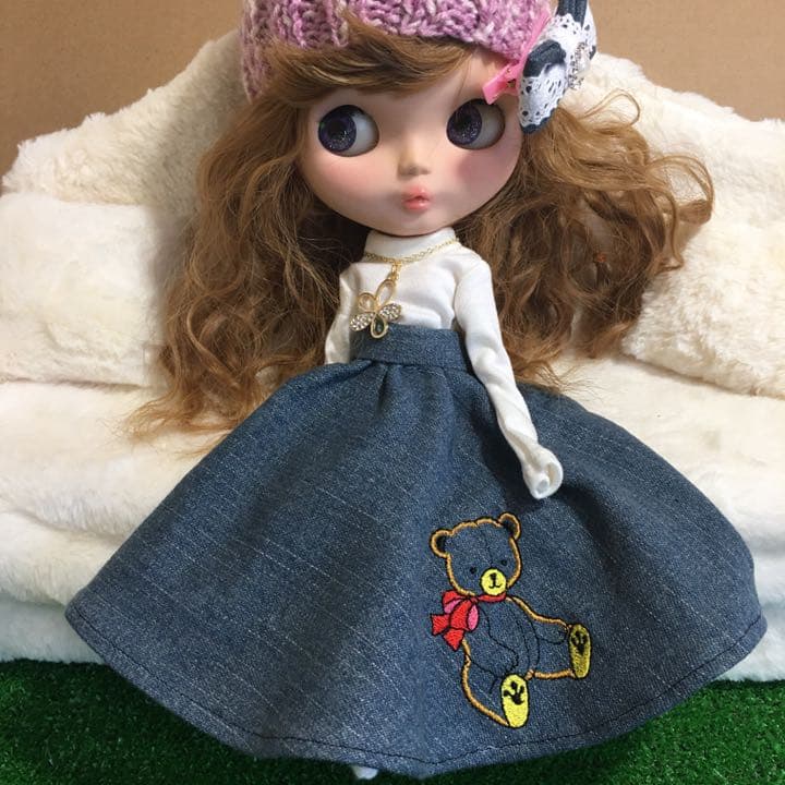 ブライス、アイシードール autofwitto ドール服  スカート❤