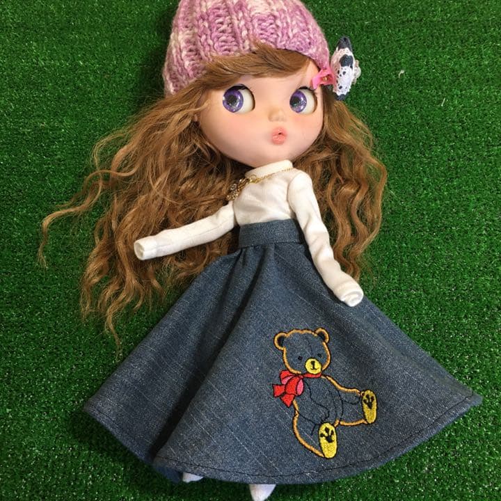 ブライス、アイシードール autofwitto ドール服  スカート❤