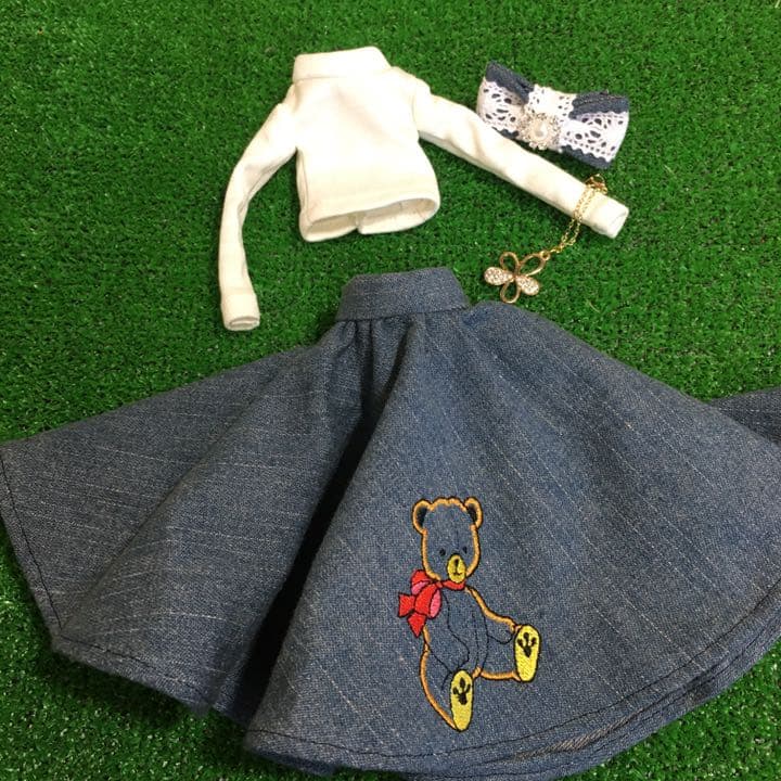 ブライス、アイシードール autofwitto ドール服  スカート❤