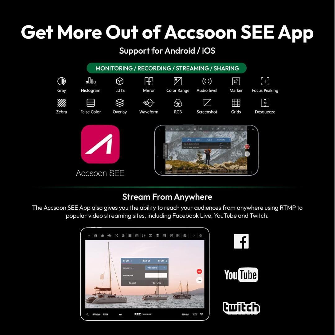 ACCSOON CineView Nano ワイヤレス映像伝送システム