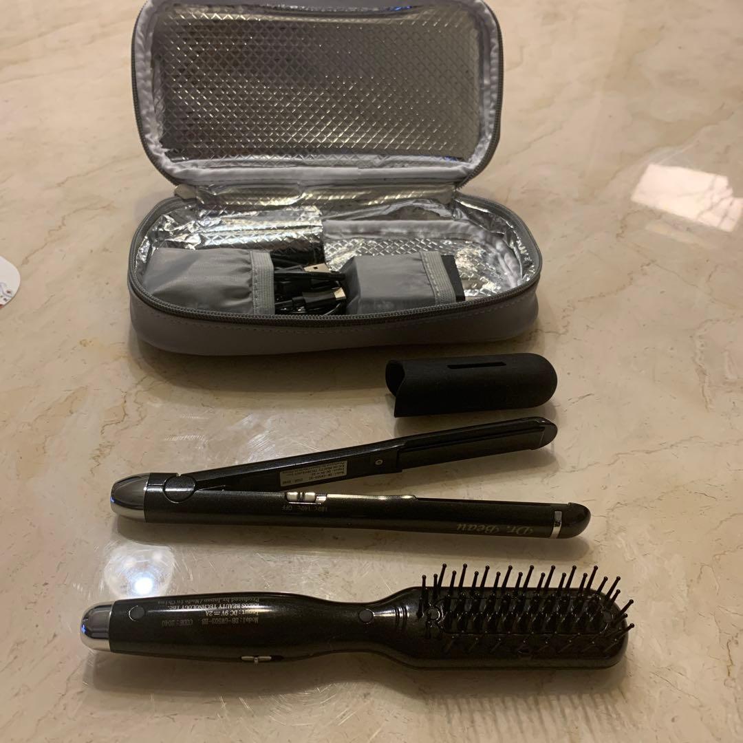 ヘアアイロン dr.BearGlister brush & iron