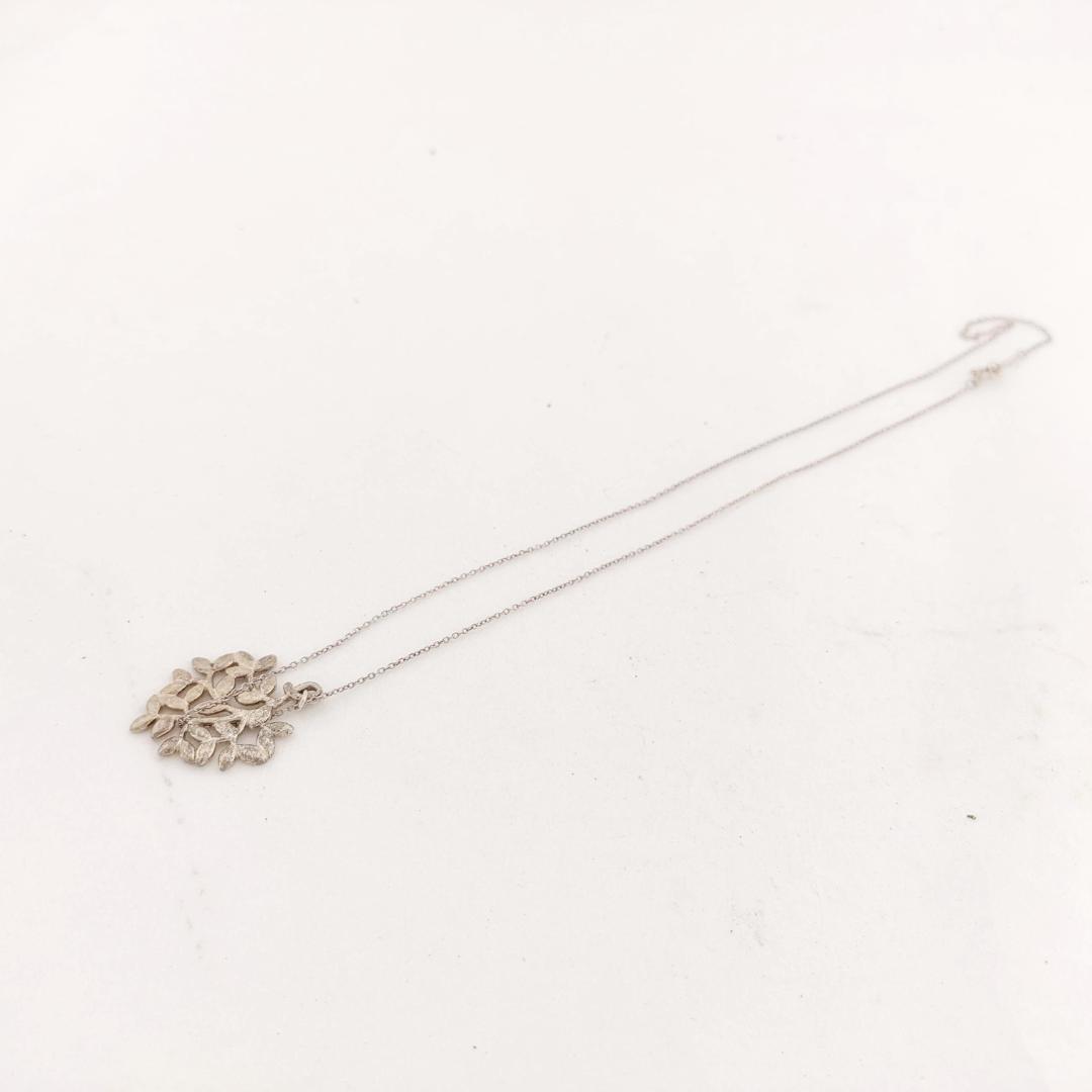 美品★Tiffany&Co.パロマ・ピカソ オリーブリーフペンダント.288