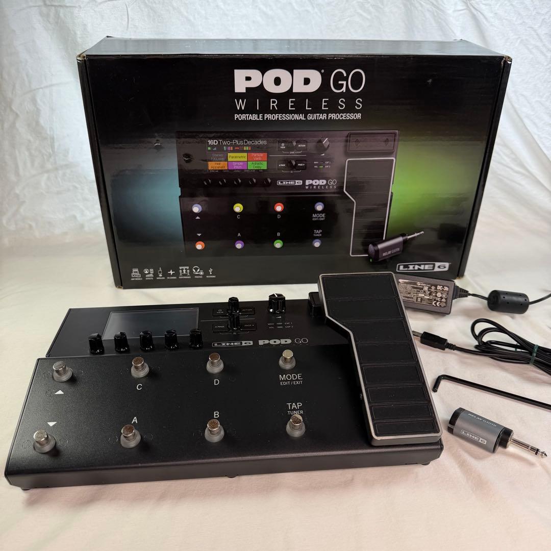 極美品Line 6 POD GO Wireless ワイヤレス・トランスミッター