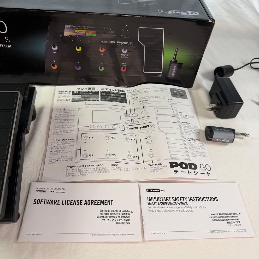極美品Line 6 POD GO Wireless ワイヤレス・トランスミッター