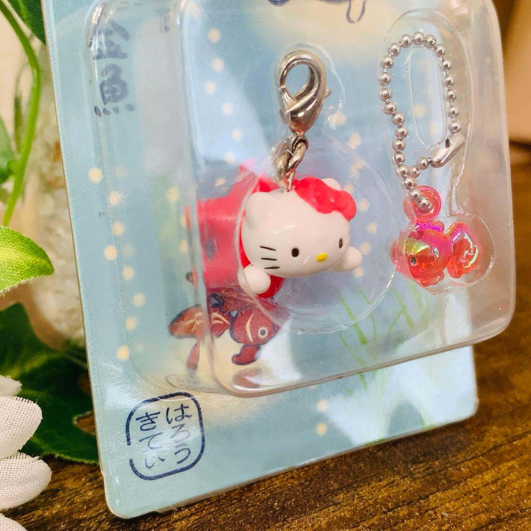 【レア】ご当地キティ 夏期限定 赤いべべ着たかわいい金魚　ファスナーマスコット