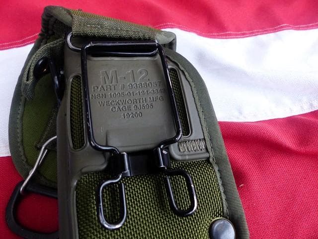 米軍実物 M-12 ホルスター　M9 ベレッタ 92F WECKWORTH 62