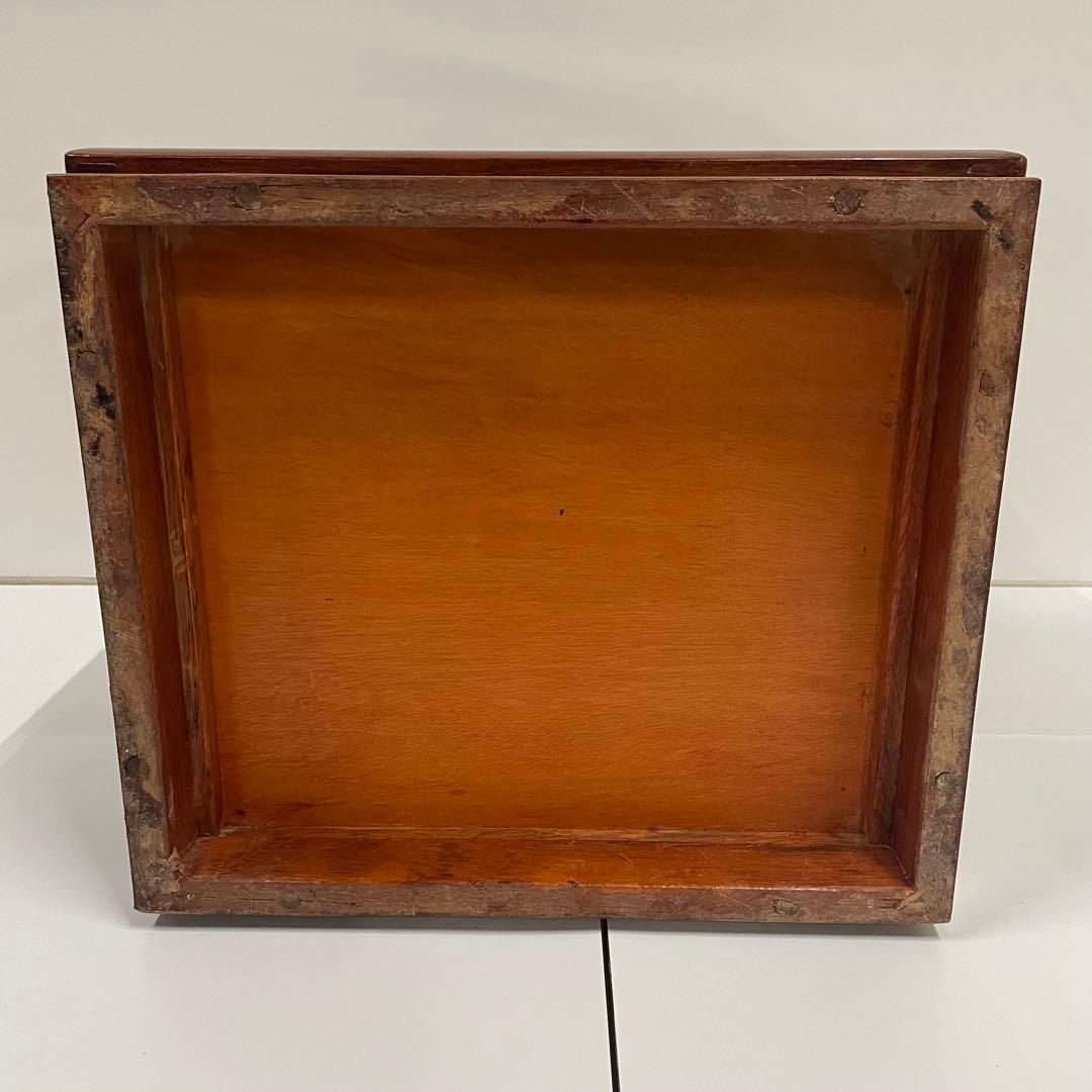 卓上チェスト 3段 唐木 引き出し 総無垢材 アンティーク 小物入れ 木製