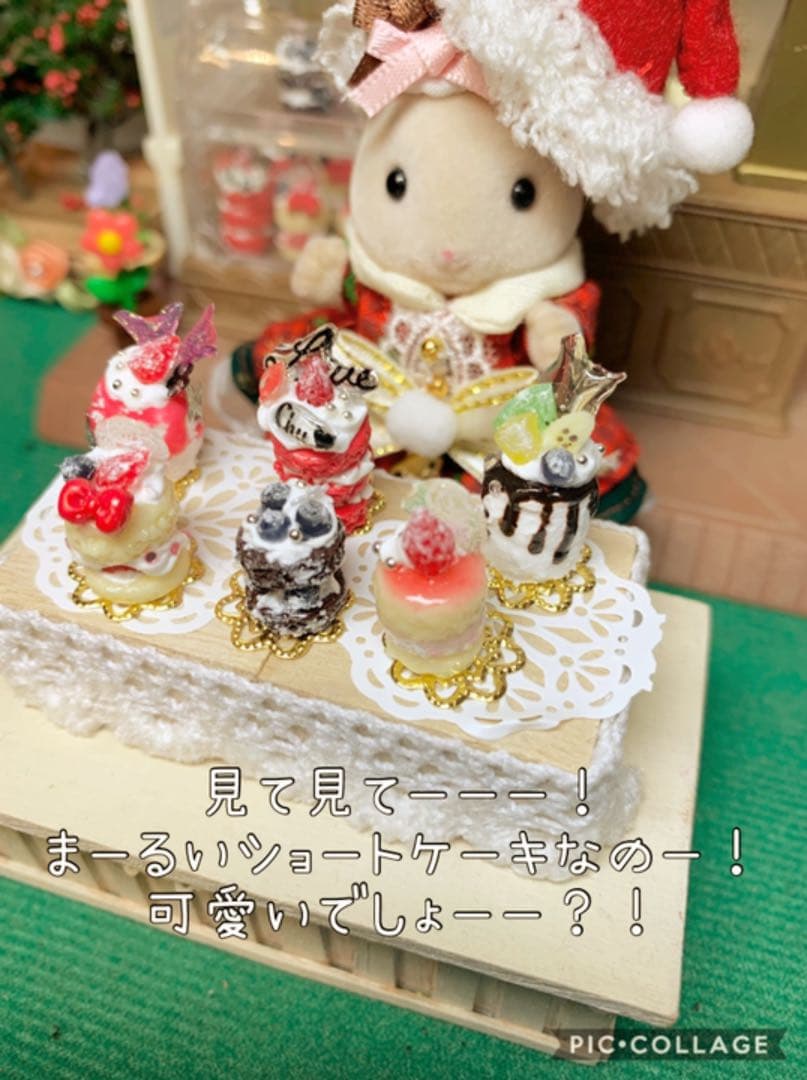 ショコたんのまーるいショートケーキセット