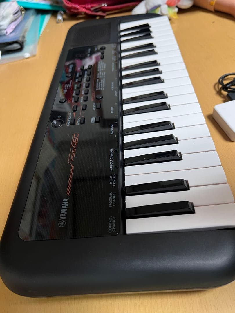 ヤマハのポータブルキーボードPSS-A50