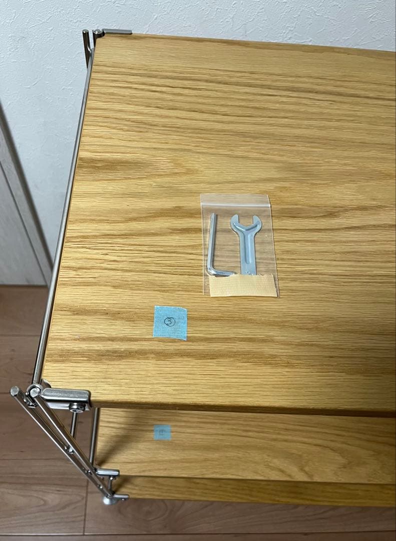 オーク 無印良品 muji ステンレス ユニット シェルフ 収納 木 棚 セット