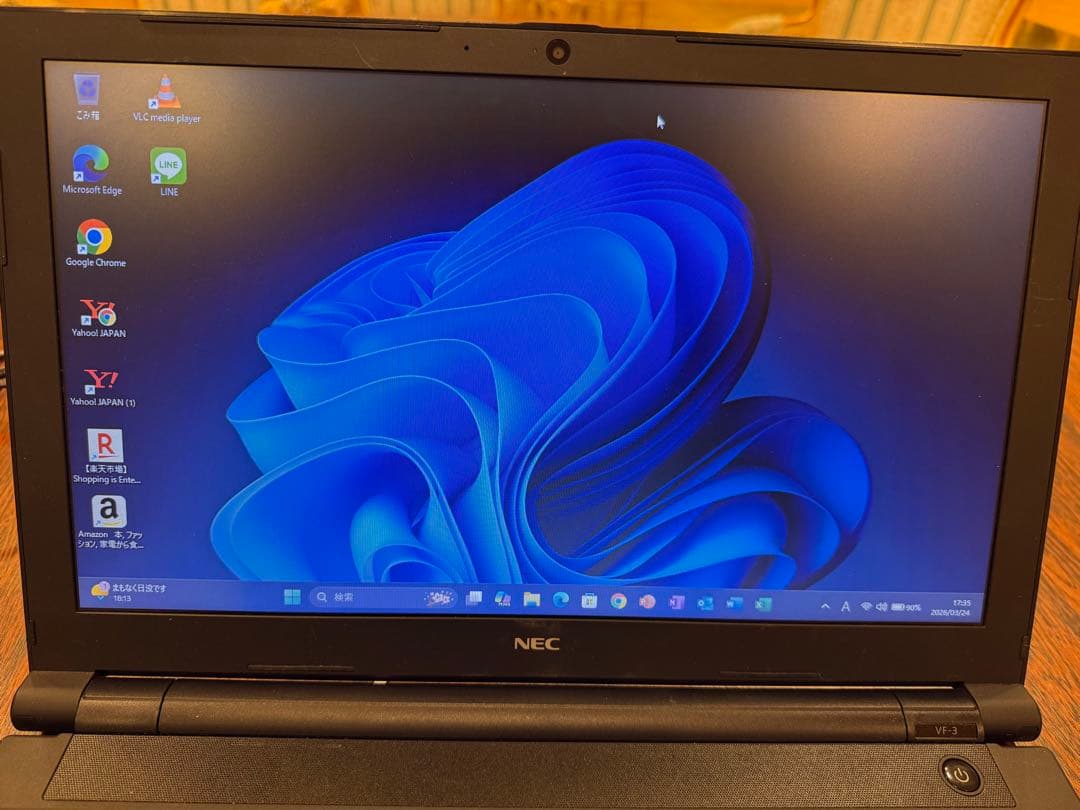 NEC VersaPro 15.6インチ Windows 11 ノートPC 本体