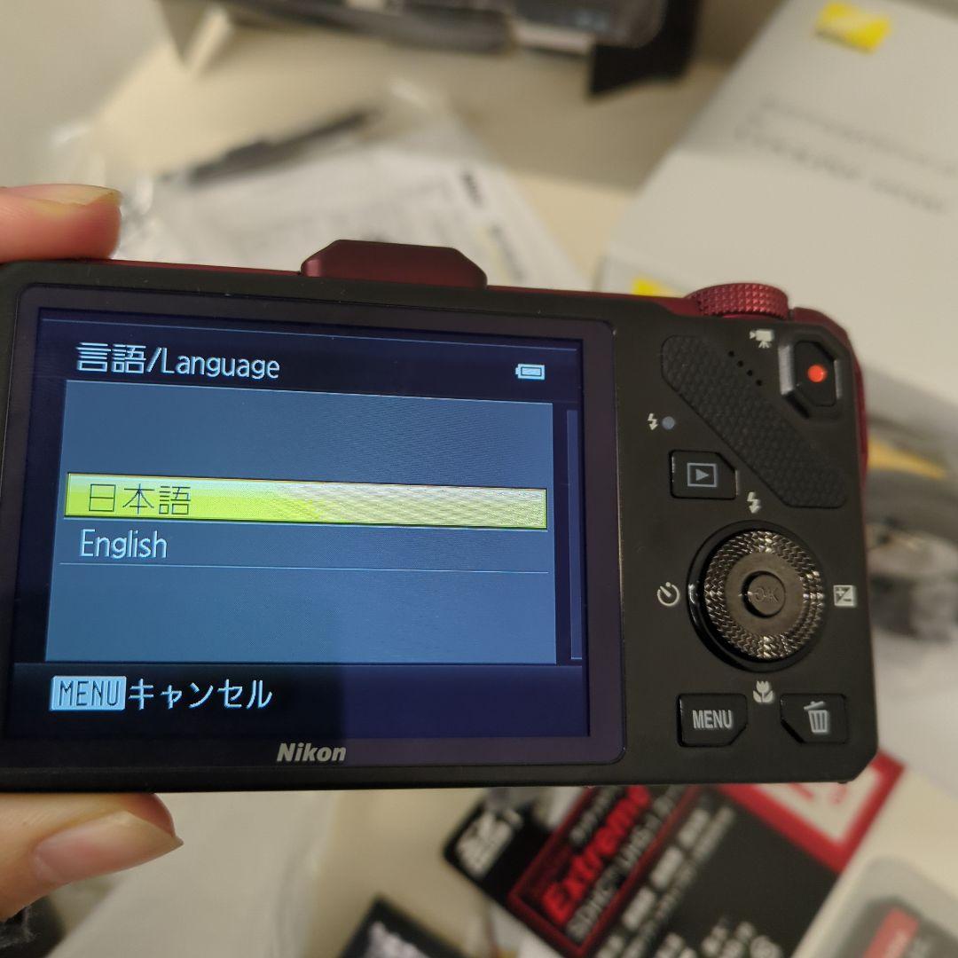 新品　Nikon COOLPIX S9300 レッド コンパクトデジカメ