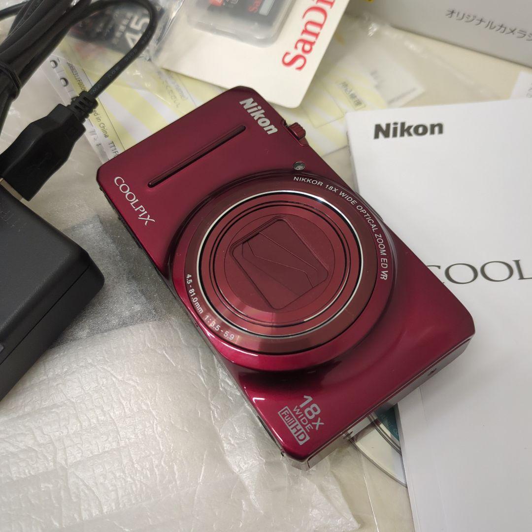 新品　Nikon COOLPIX S9300 レッド コンパクトデジカメ