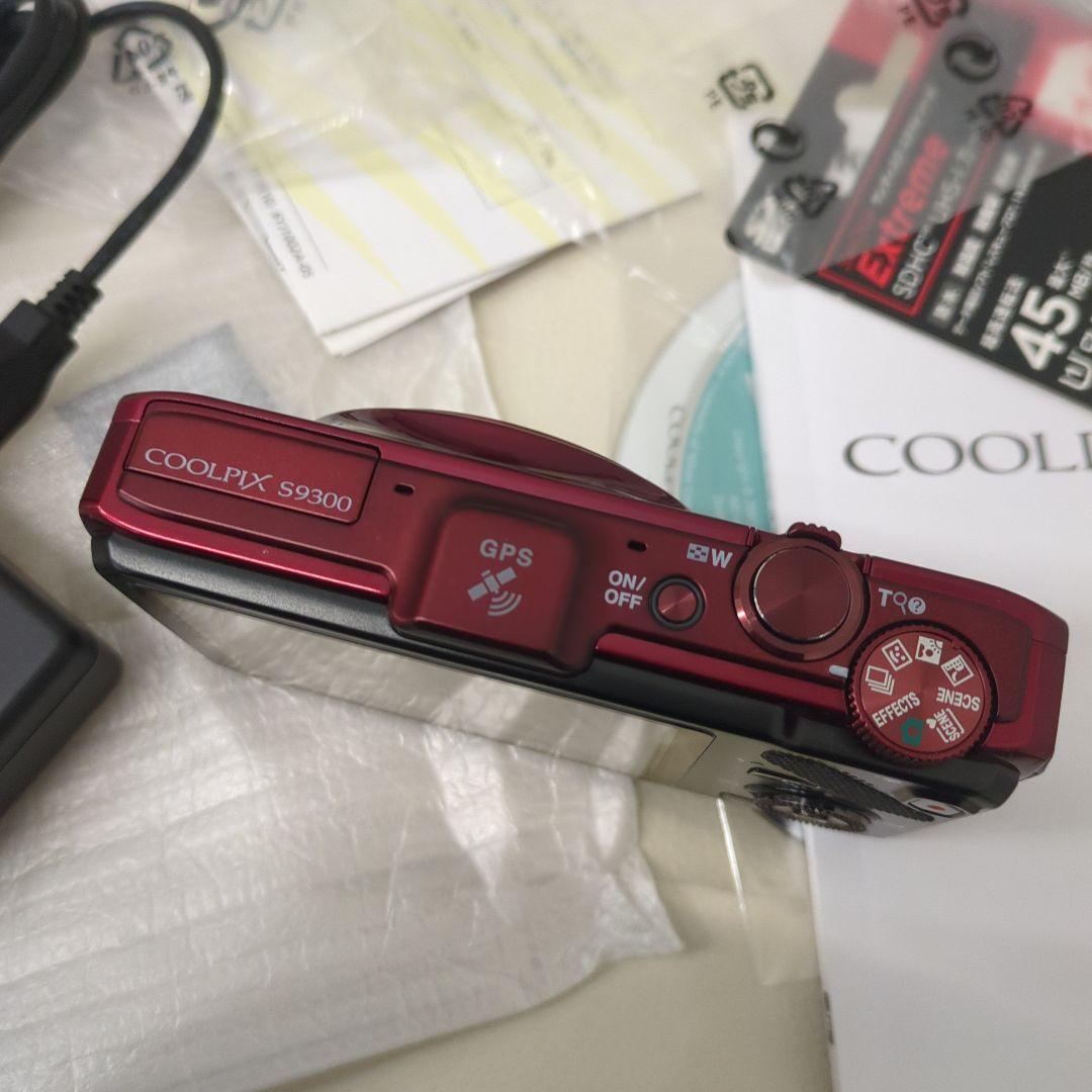 新品　Nikon COOLPIX S9300 レッド コンパクトデジカメ