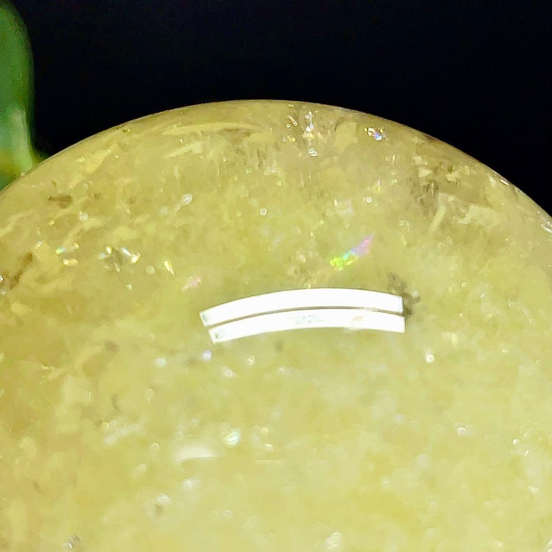 シトリン　丸玉　スフィア　黄水晶　天然石　パワーストーン　【超美品】 4