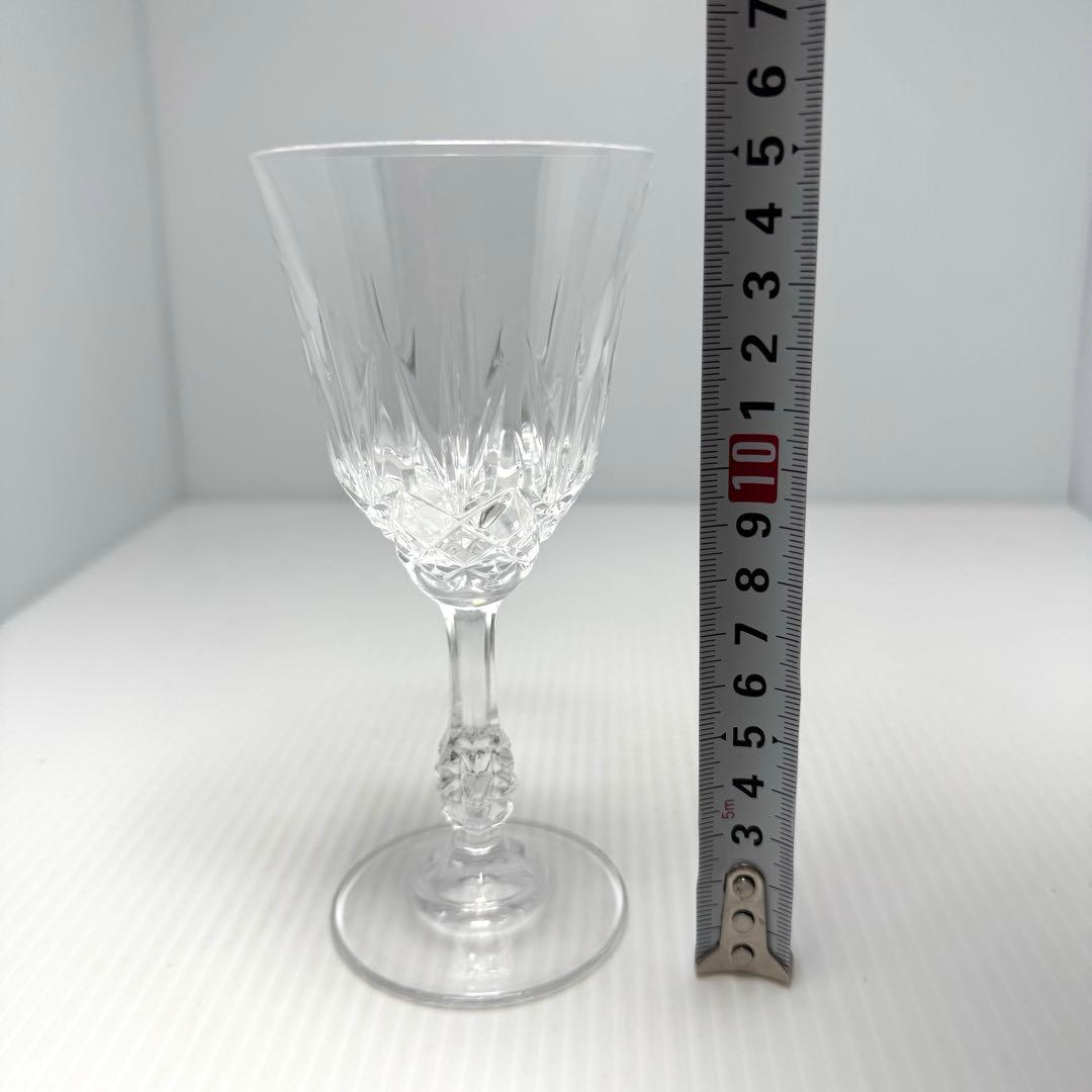 高級 切子グラス クリスタルガラス ワイングラス 4客セット アンティーク