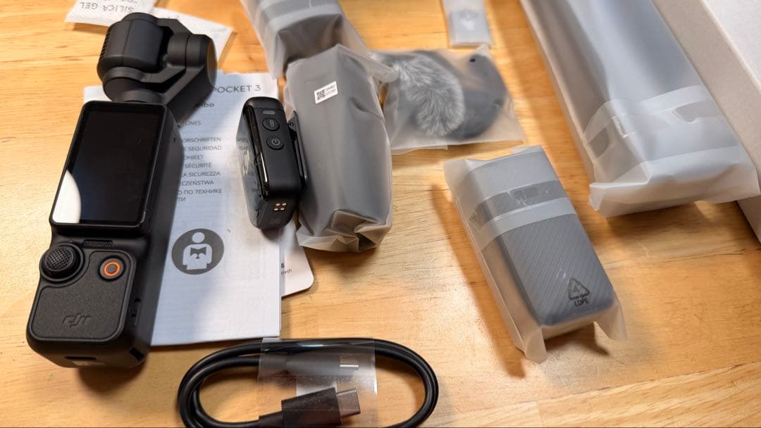 DJI Pocket 3 CreatorCombo2025/9購入新品同様未使用