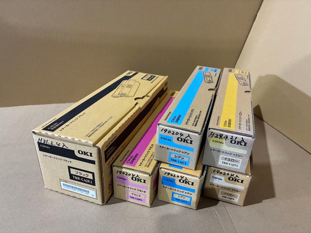 訳アリ期限切れOKI TNR-C4Jシリーズ6本セット