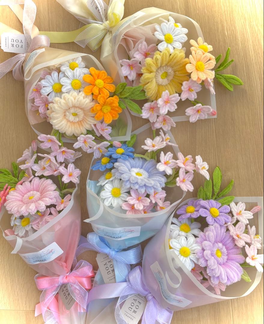 モールフラワー【とらも】春色ブーケ12セット