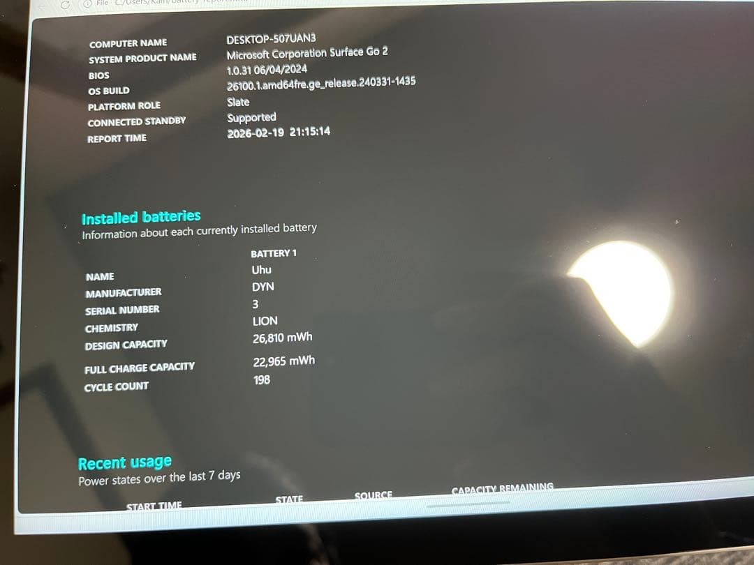 Windowsタブレット本体 Surface Go2 Core m3 8GB 128GB LTE