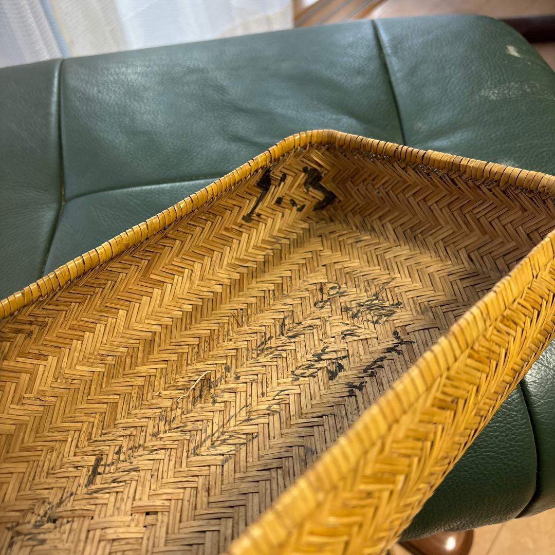 昭和レトロ　竹細工 行李 工芸品　2個セット