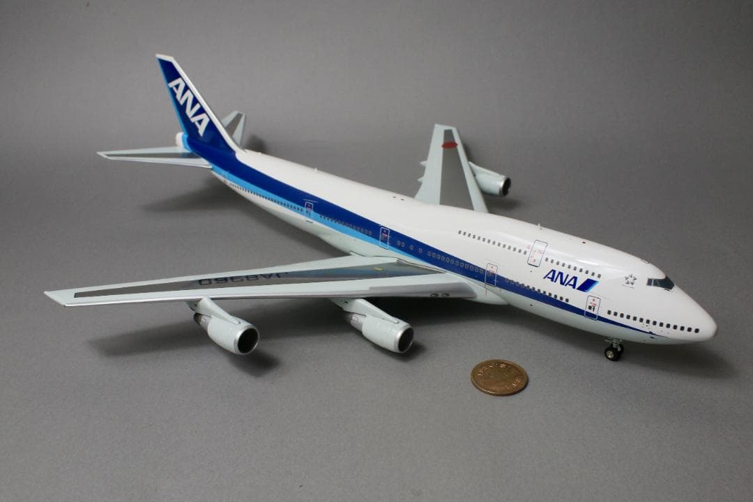 激レア ANA B747-400D 1/200 JA8960 完成品