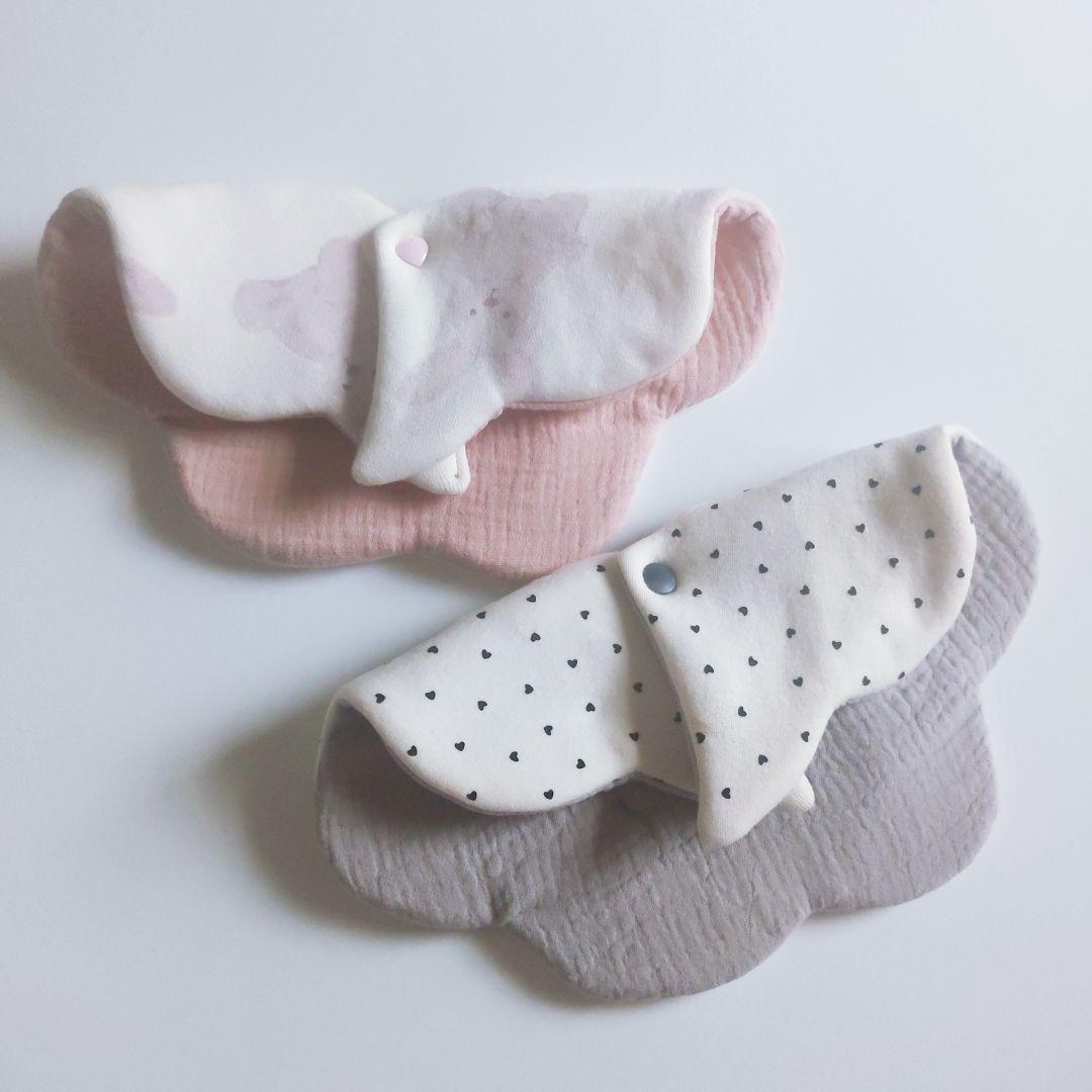 名入れスタイ　よだれかけ　ハンドメイド