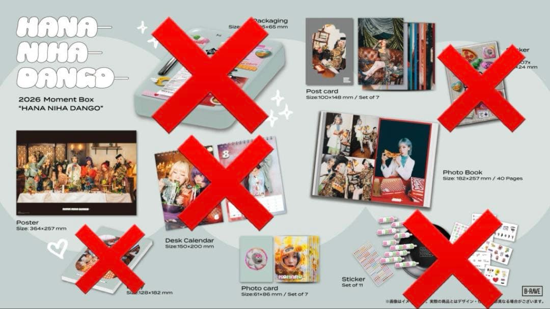 HANA Moment Box フォトカ　ポストカード　ポスター　フォトブック
