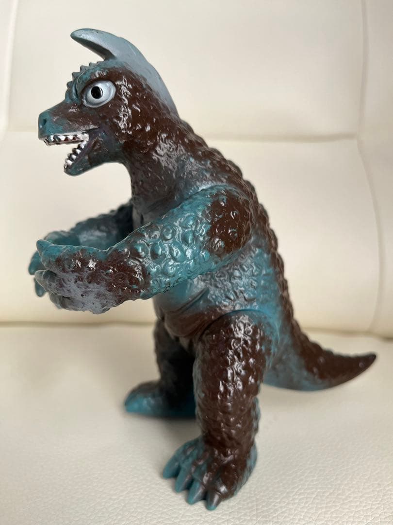 アーストロン キングザウルス 怪獣 ソフビ ポピー 足型　昭和　当時物