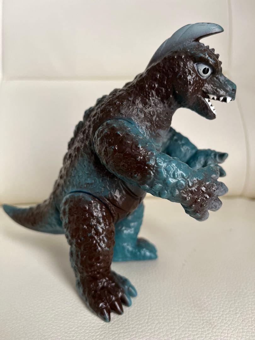 アーストロン キングザウルス 怪獣 ソフビ ポピー 足型　昭和　当時物