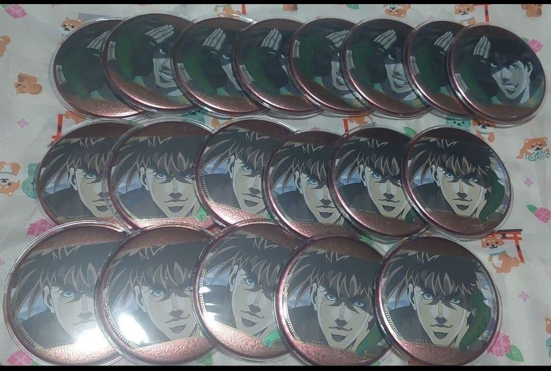 ジョジョの奇妙な冒険 アニメ10周年記念展 場面写缶バッジ ジョセフ バッジ