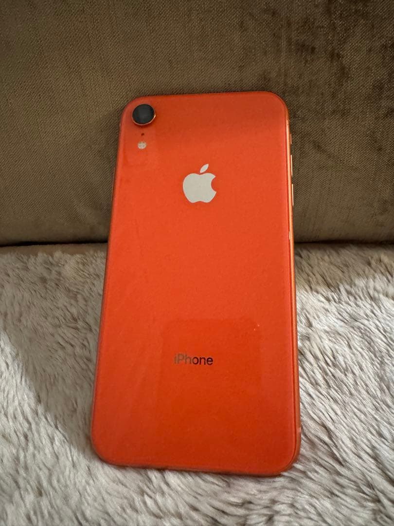 iPhone XR オレンジ 64GB 箱・ケーブル・付属品付き