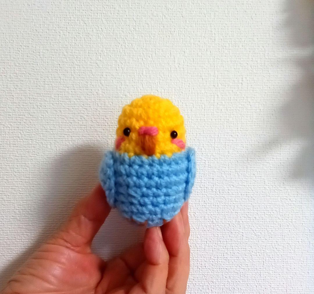 ✢ちょっと大きい立てて飾れるインコさん✢