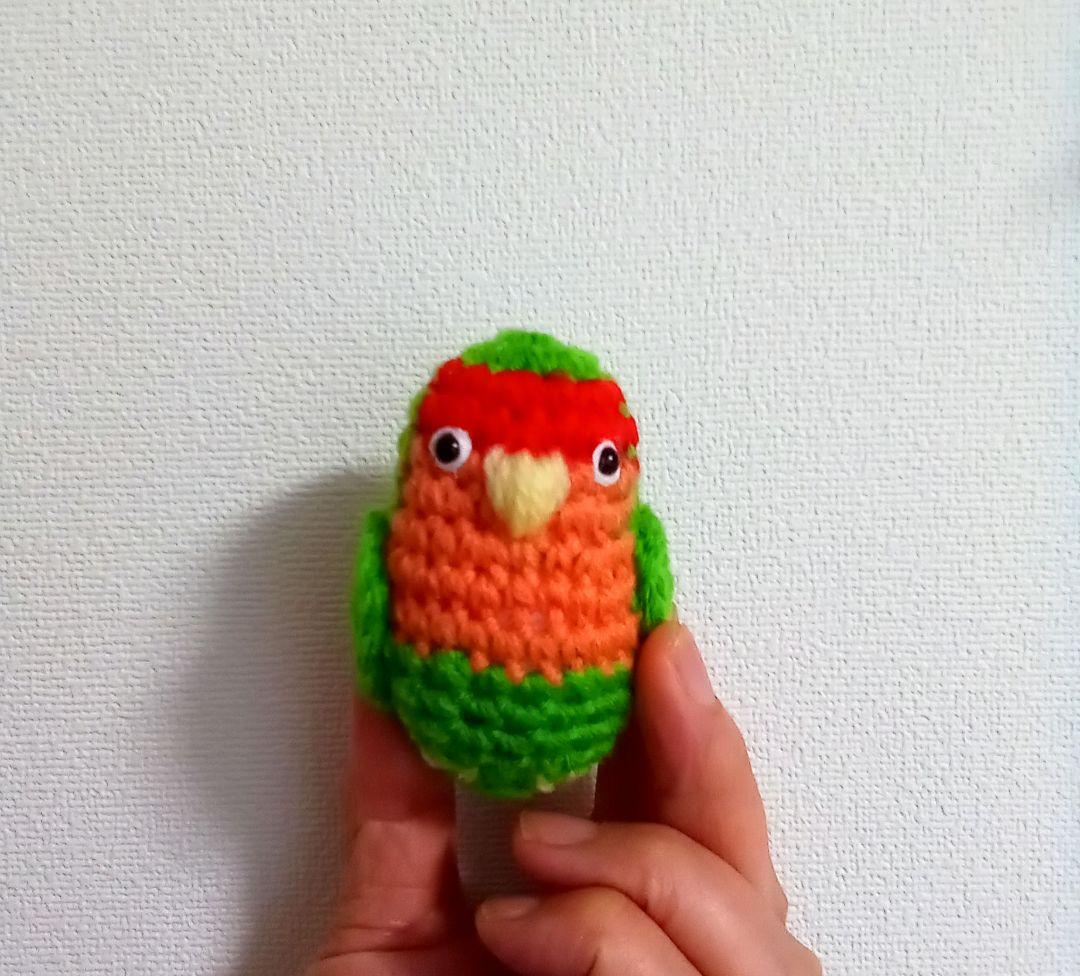 ✢ちょっと大きい立てて飾れるインコさん✢