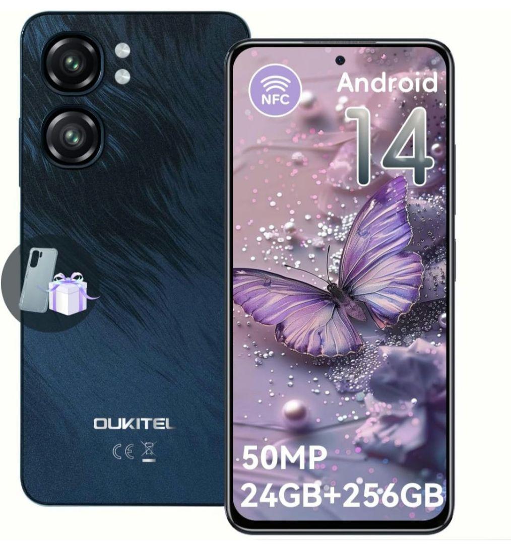 OUKITEL C58 Pro SIMフリー 256GB ブラック スマホ本体