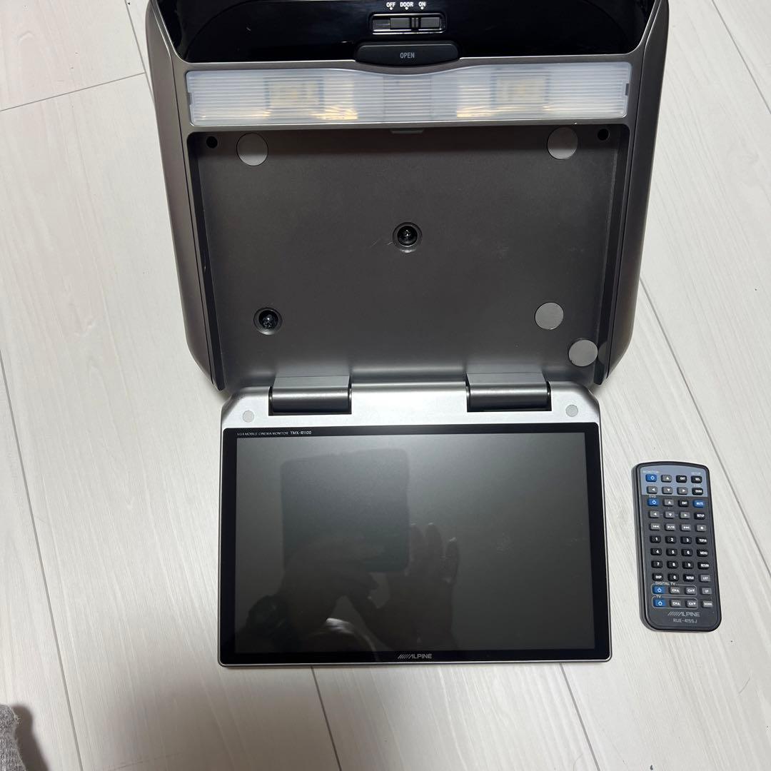 アルパイン10.2インチフリップダウンモニター　TMX-R1100