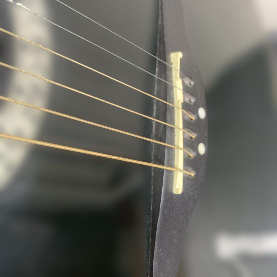 アコースティックギター ブラック ＆純正ケース