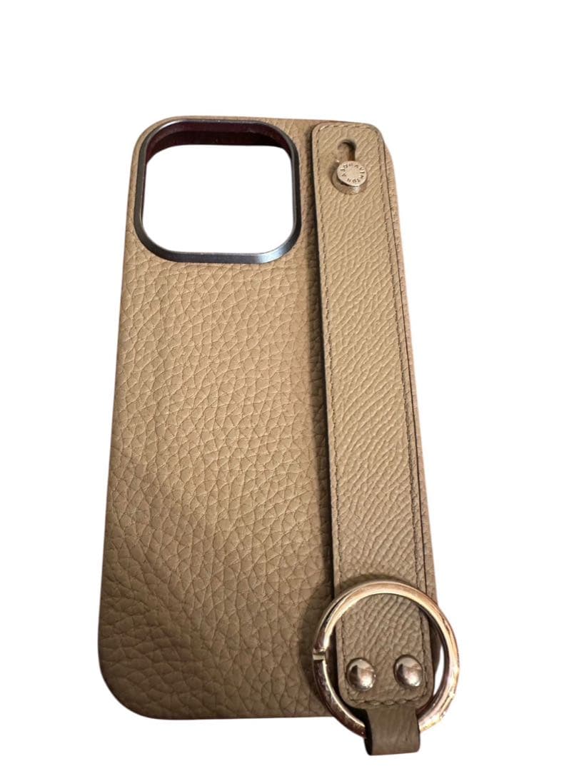 BONAVENTURA ベージュレザー iPhoneケース16プロ